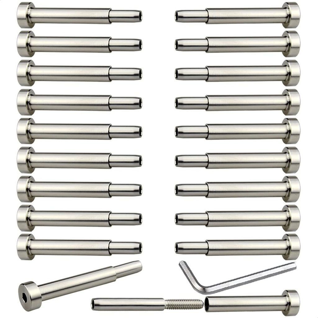 20 Pcs 3/16 Invisible Turnbuckle Kit T316 Stainless Steel Cable Railing Hardware Kit U2986