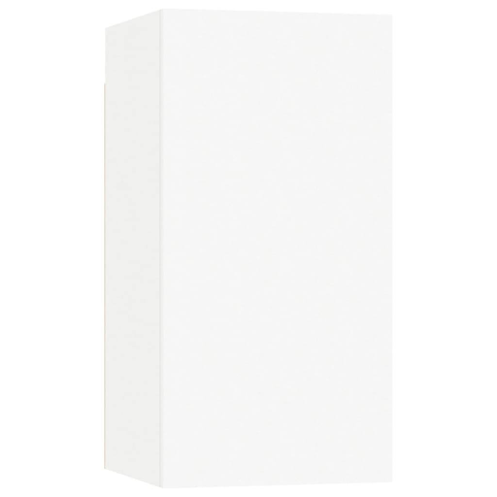 White and Sonoma Oak Chipboard TV Cabinet O701484