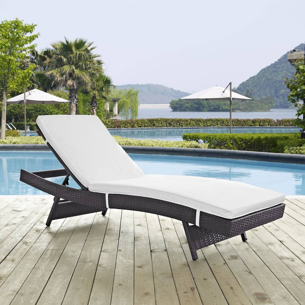 Brown Outdoor Patio Chaise J713