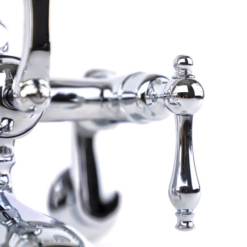 Wall-Mounted Tub Filler with Handshower Polished Chrome R3497