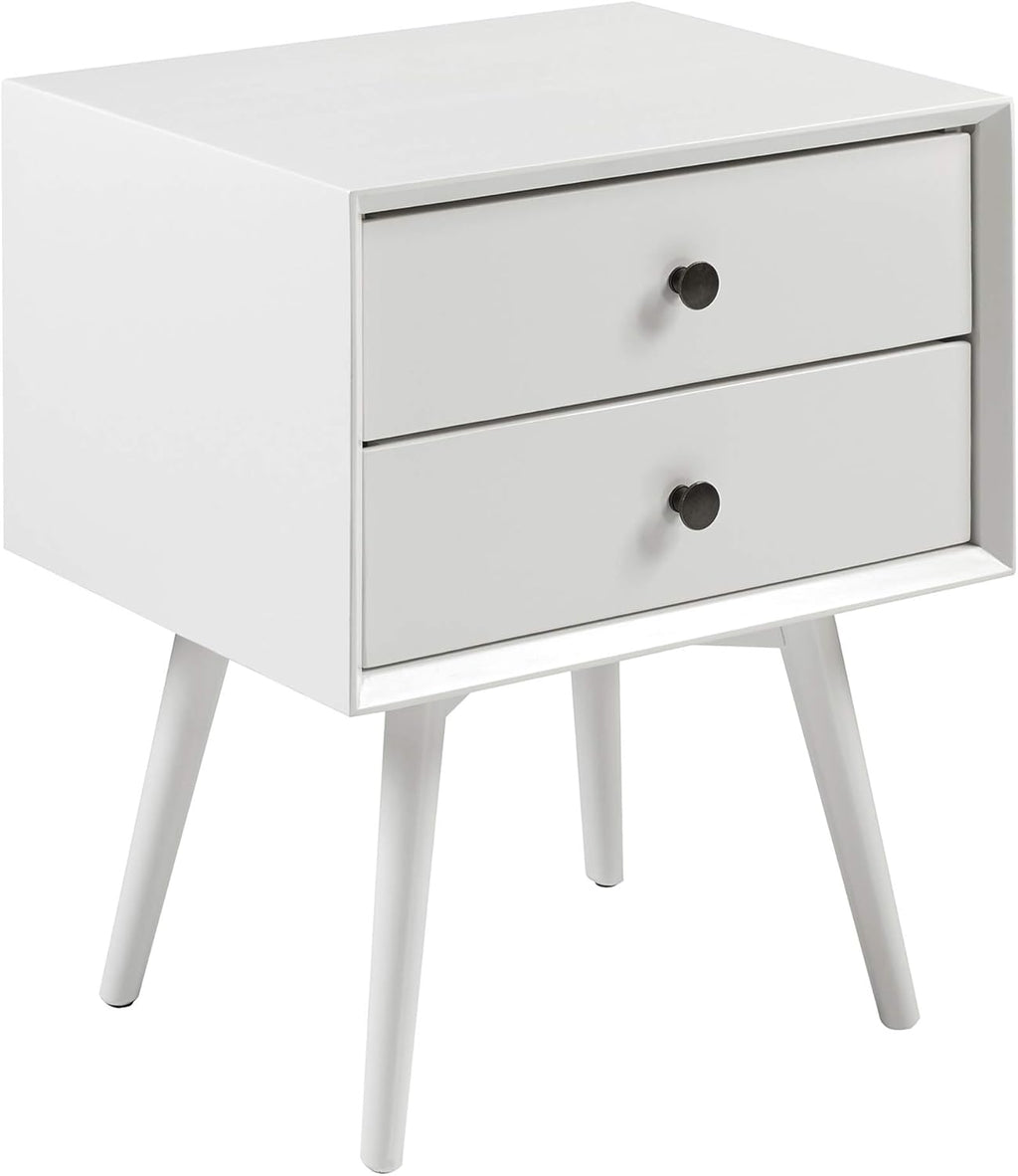 2 Piece 2 Drawer Solid Wood Nightstand Set K7385