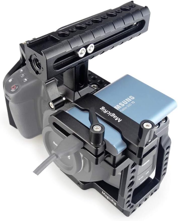 Camera Cage with NATO Handle and SSD Mount Clamp I162