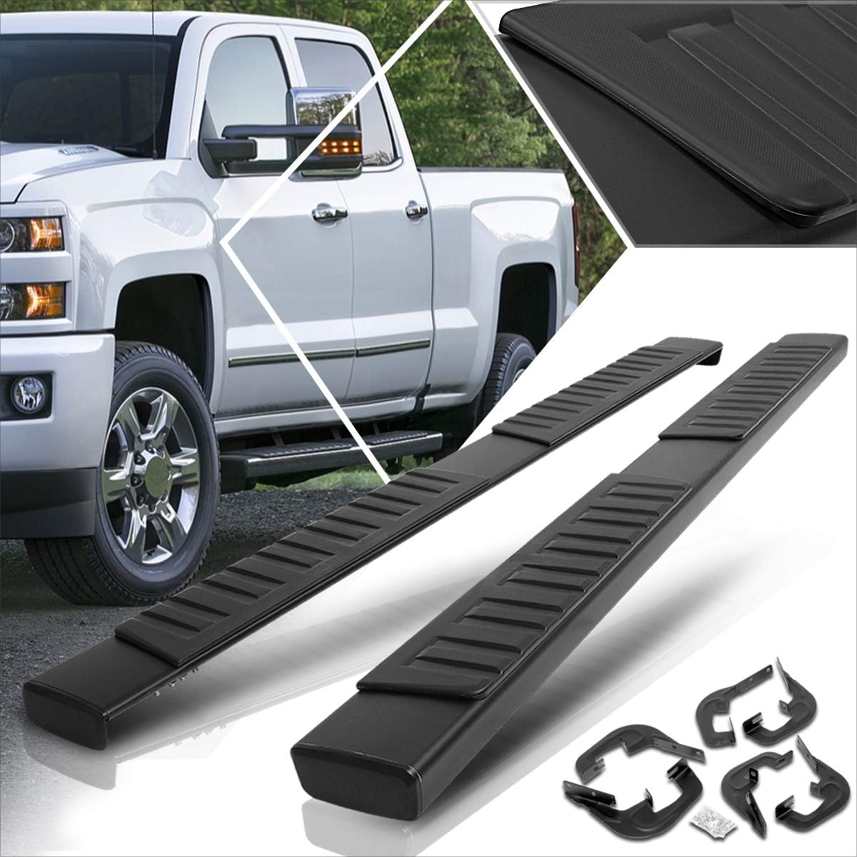 6 Inch Chrome Stainless Running Boards H105