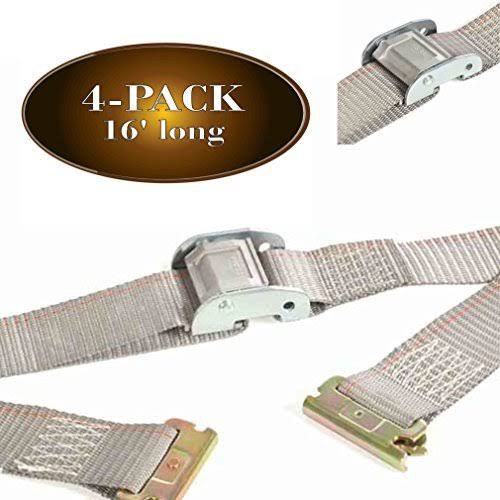 2" x 16' E Track Cam Buckle Tie-Down Strap O873