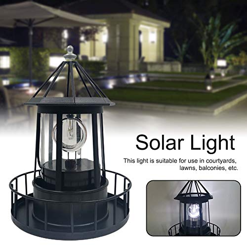 IP65 Waterproof Rotating Solar Lighthouse I532