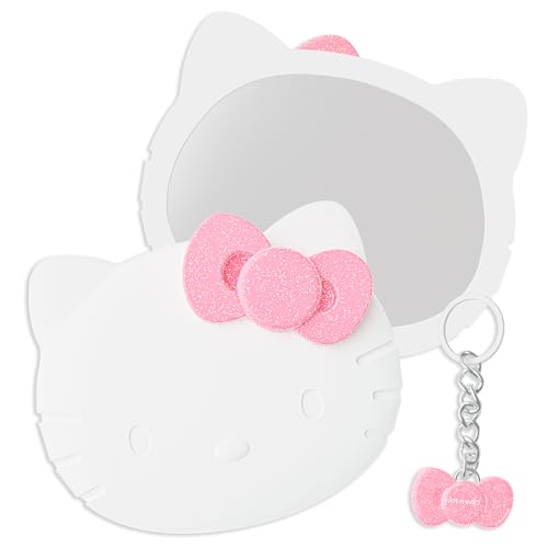 Hello Kitty Mirror & Pink Bow Keychain Duo K80811