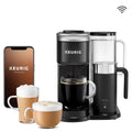 Single Serve Coffee, Latte and Cappuccino Maker, Black M873229