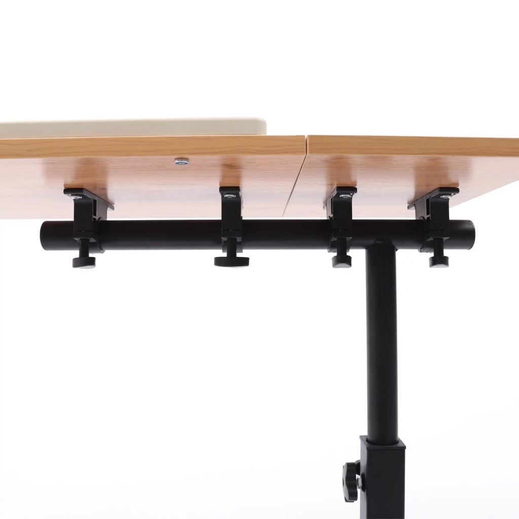 Rolling Laptop Desk Height Adjustable Tilt Tray W49787