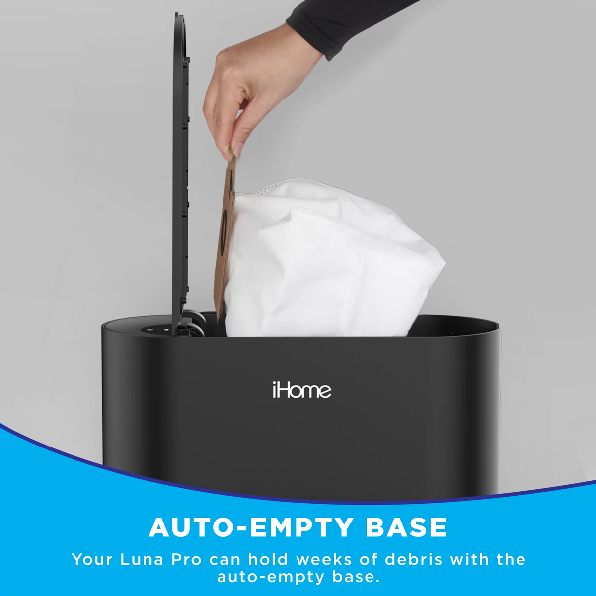 3-in-1 Robot Vacuum and Vibrating Mop with Auto Empty Base W444652