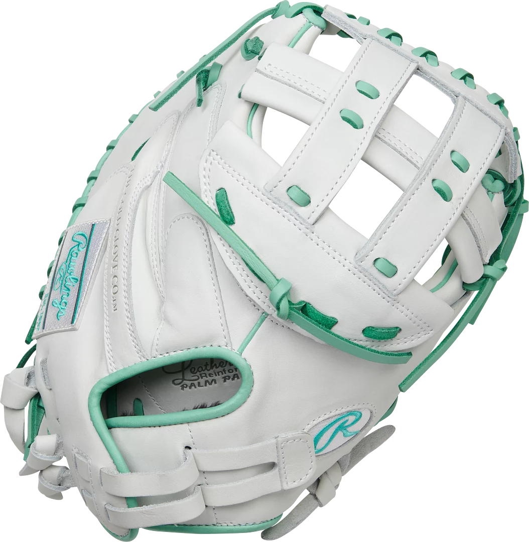 34" Fastpitch Catcher's Mitt White Mint A198528