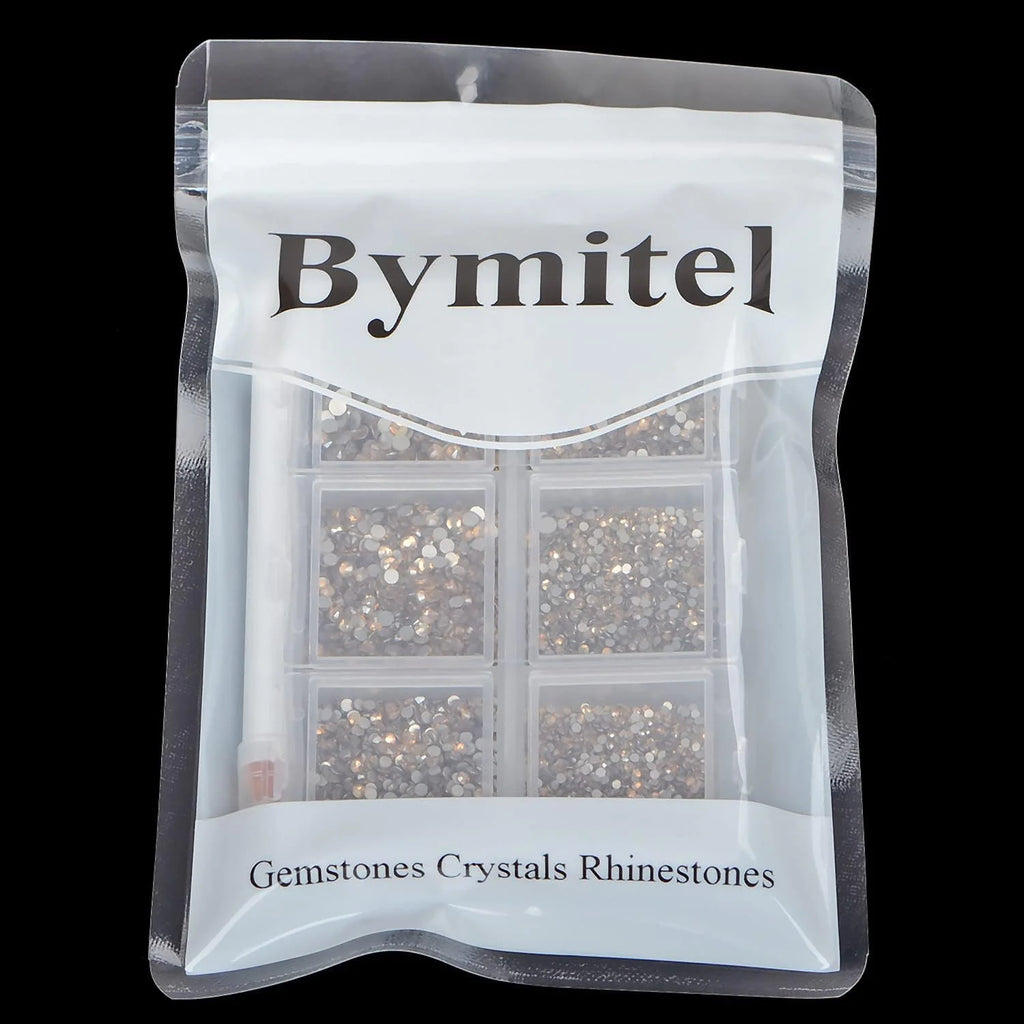 7200 Pieces 6 Mixed Sizes Round Crystal Rhinestones H883