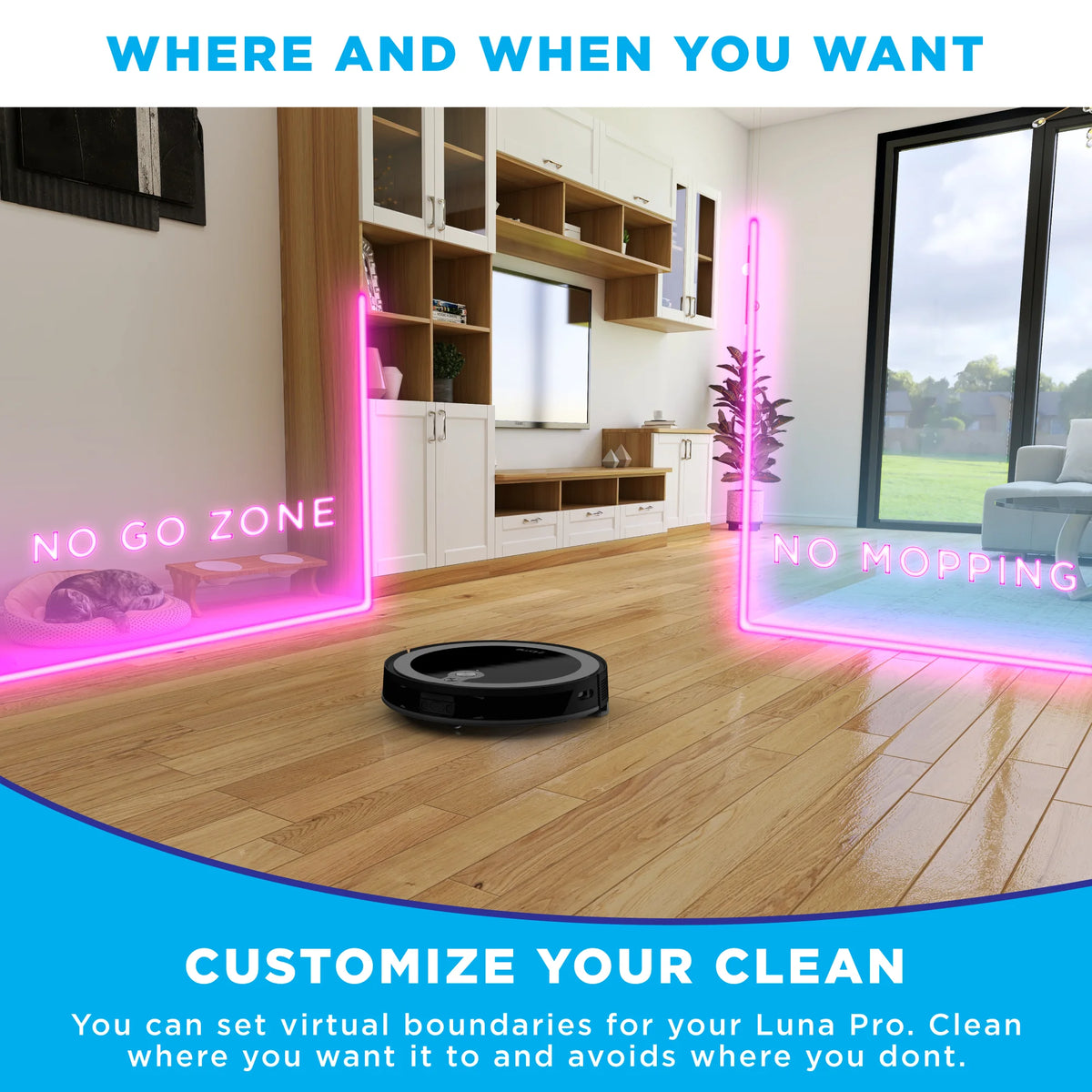 3-in-1 Robot Vacuum and Vibrating Mop with Auto Empty Base W444652