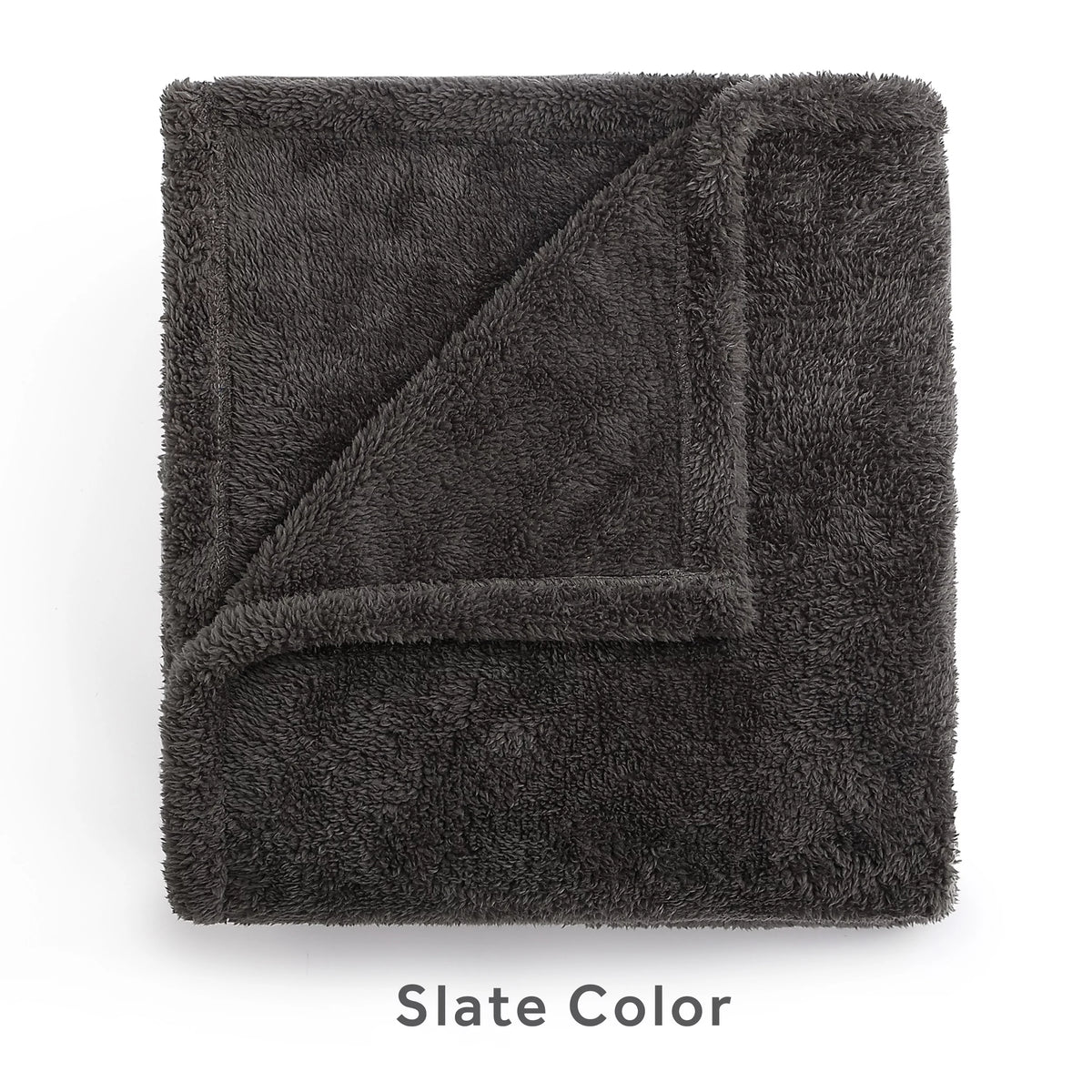 Queen Size Slate Gray Electric Heated Blanket L14106