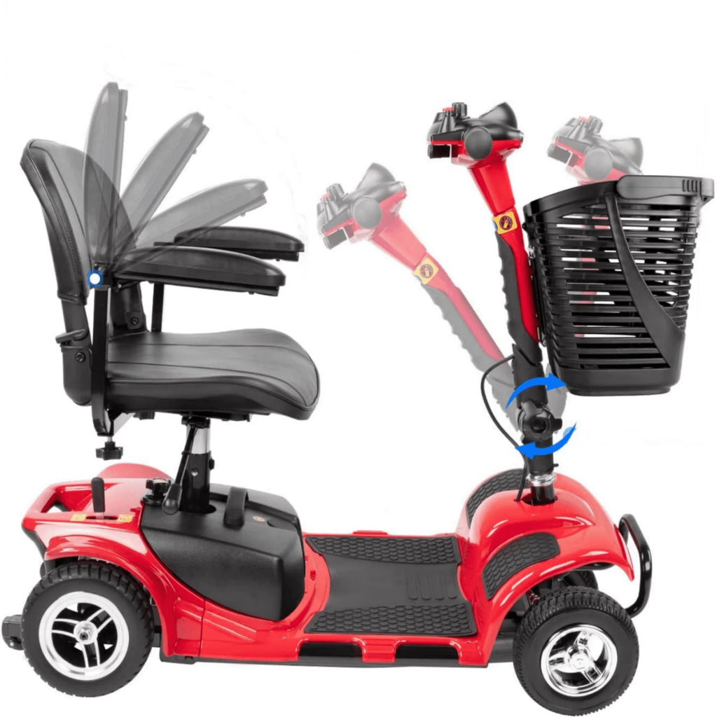 4 Wheel Folding Electric Mobility Scooter Y14951