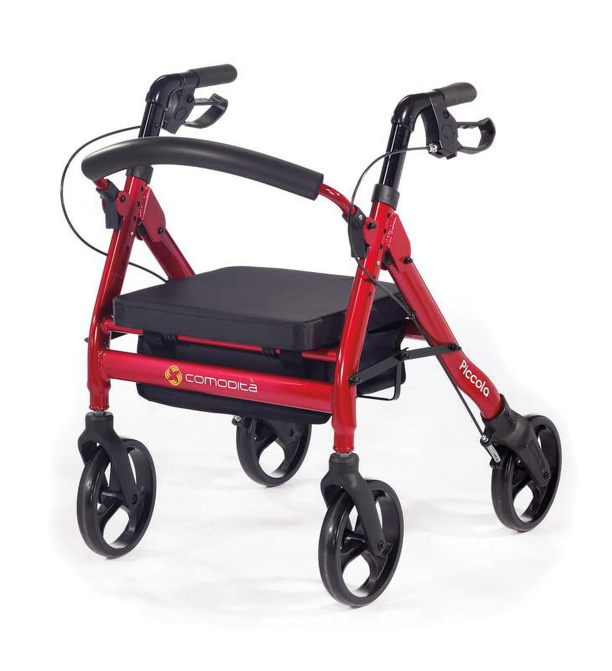 Heavy Duty Rollator Walker with 15 Wide Seat C17895
