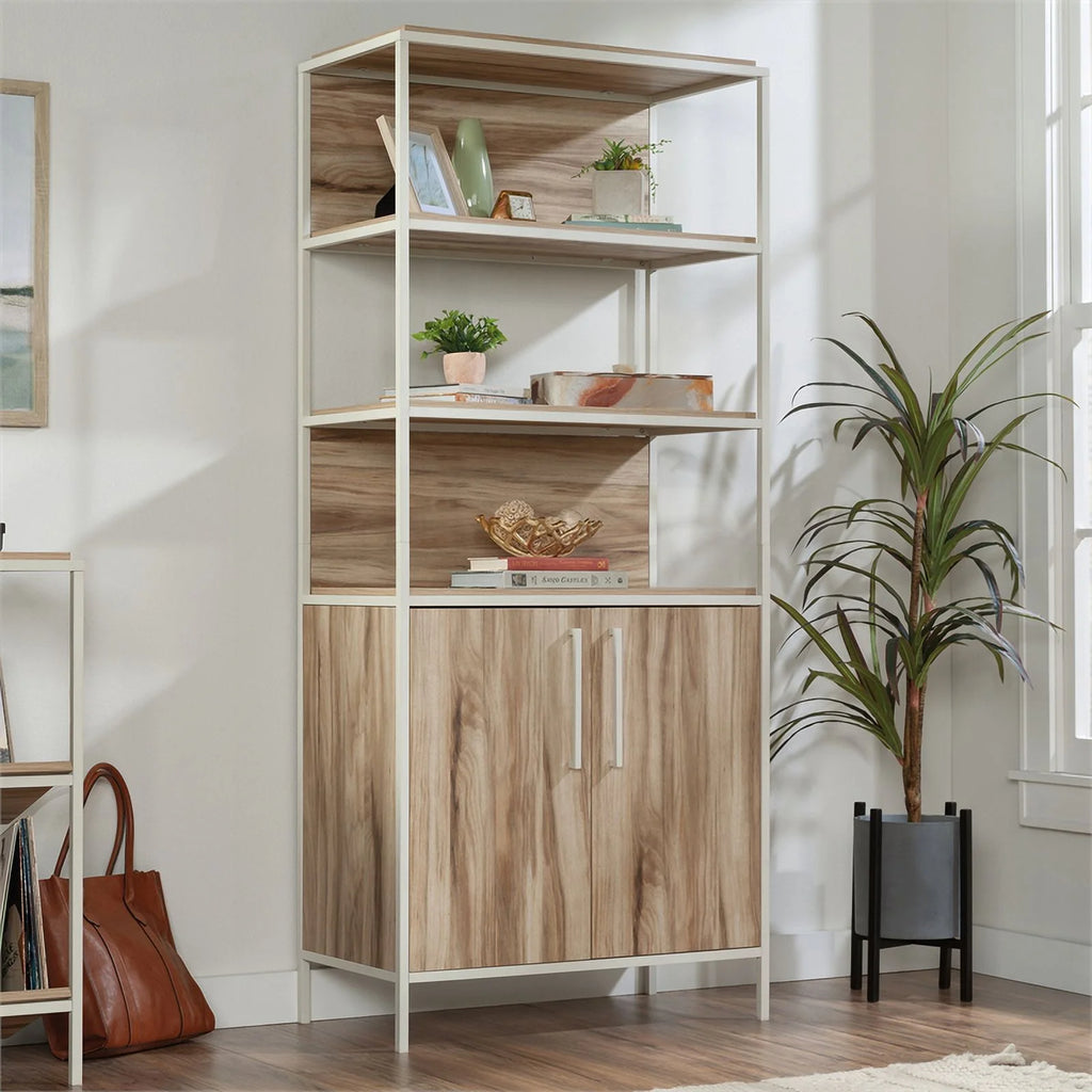 Kiln Acacia Brown Engineered Wood Bookcase M361957