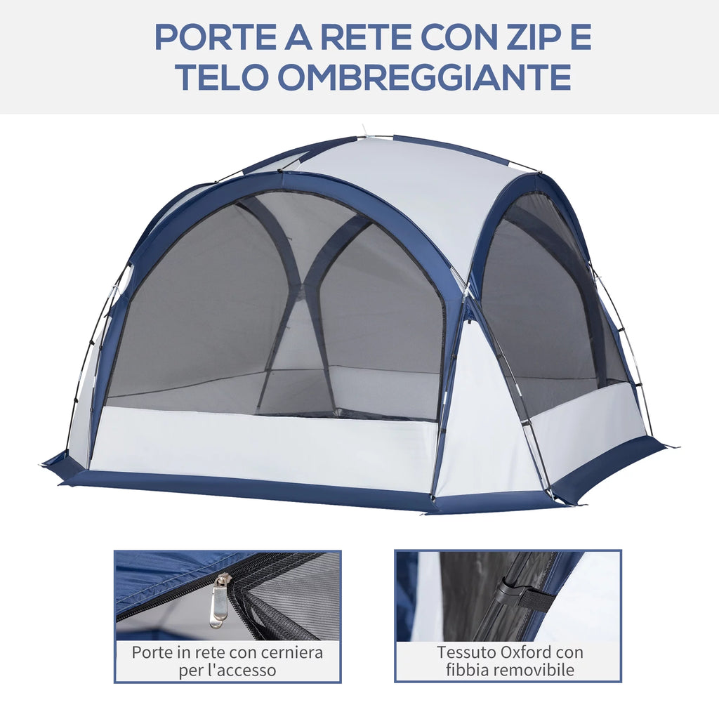 Camping Tent for 6-8 Persons with Carry Bag X95649