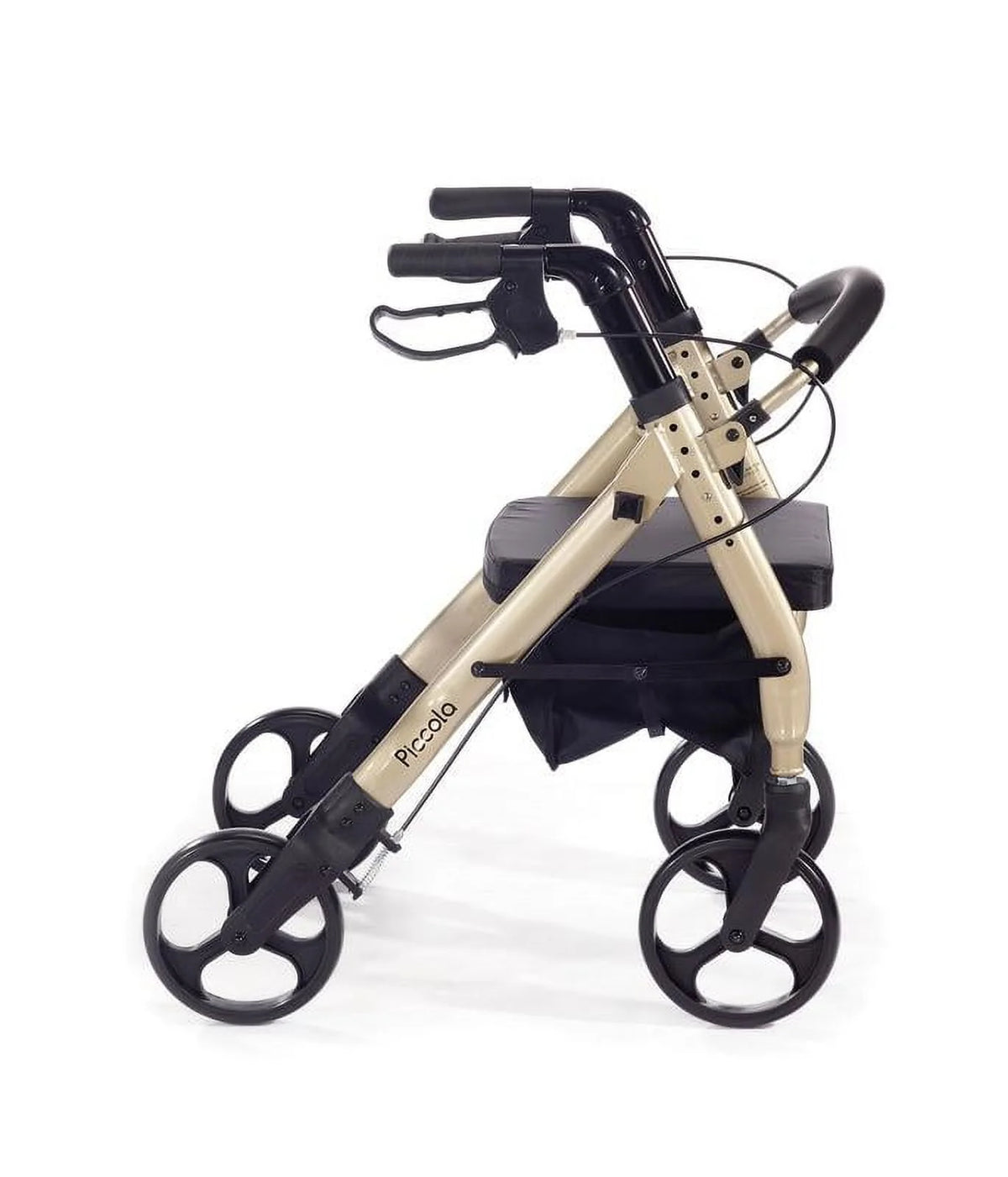 Heavy Duty Rollator Walker with 15 Wide Seat C17895