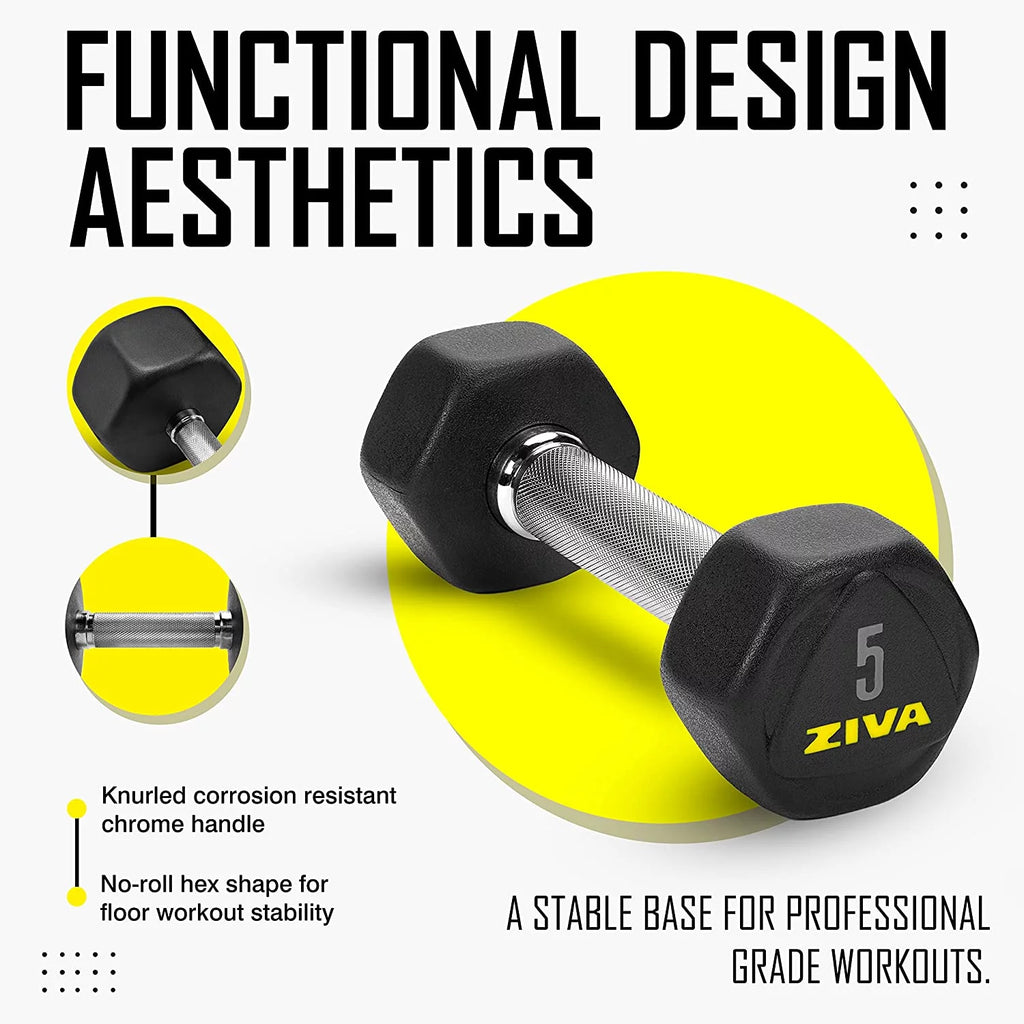 20 Lbs Hex Dumbbells Weight Set B165