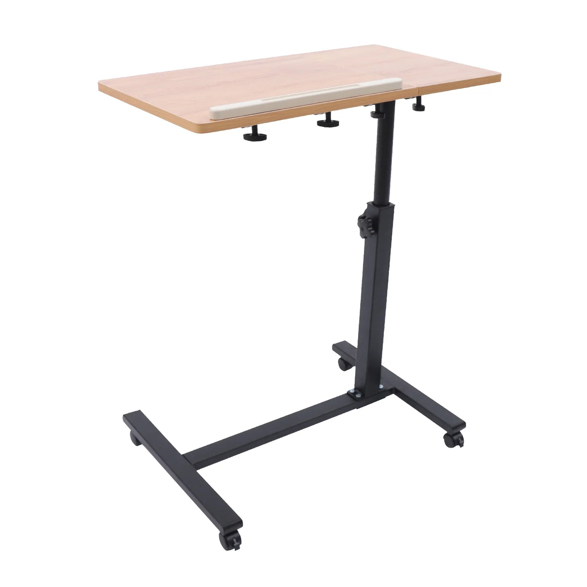 Rolling Laptop Desk Height Adjustable Tilt Tray W49787
