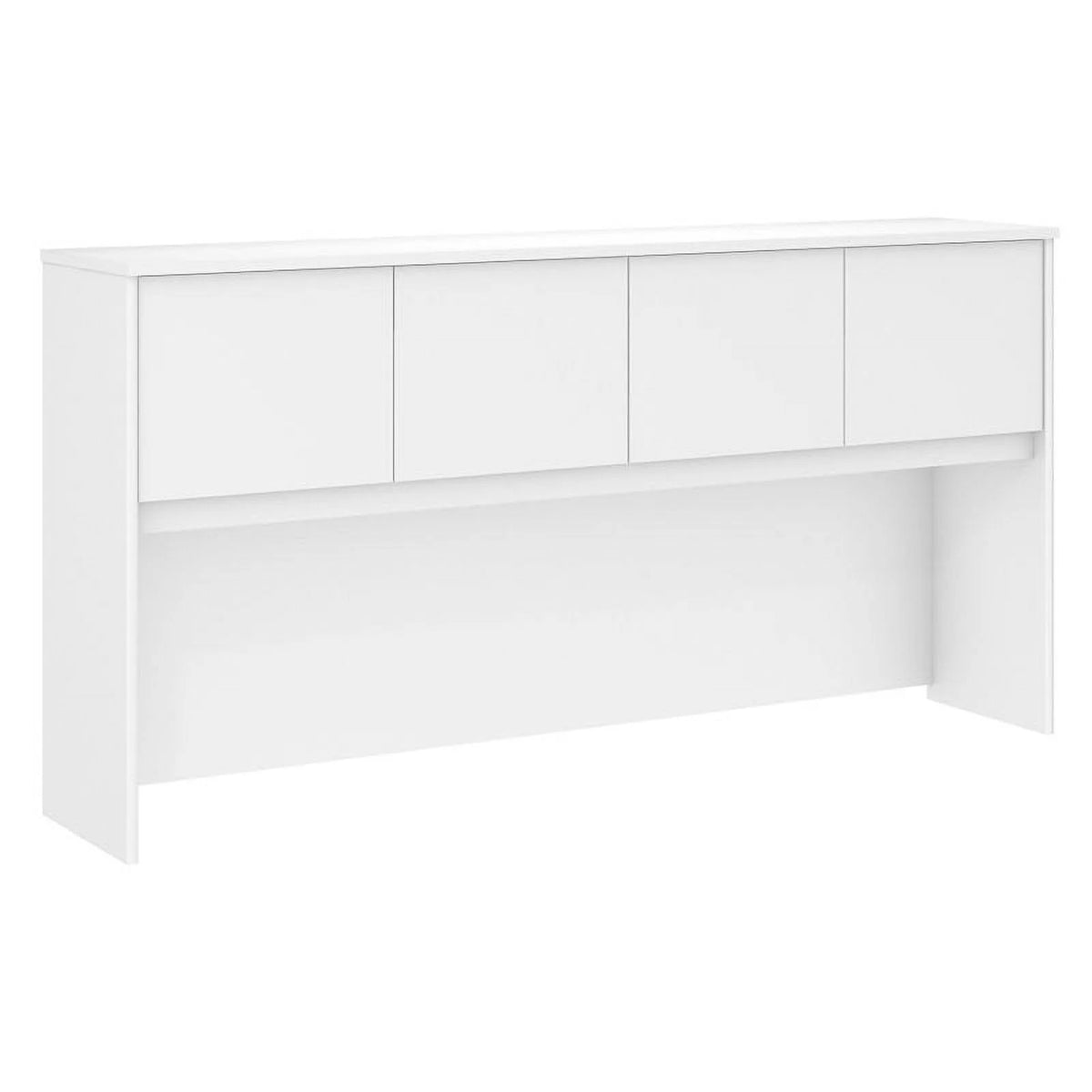 White 4 Door Engineered Wood Hutch D1488