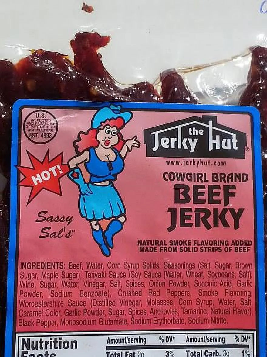 Smoked Hot 8 oz Jerky W272
