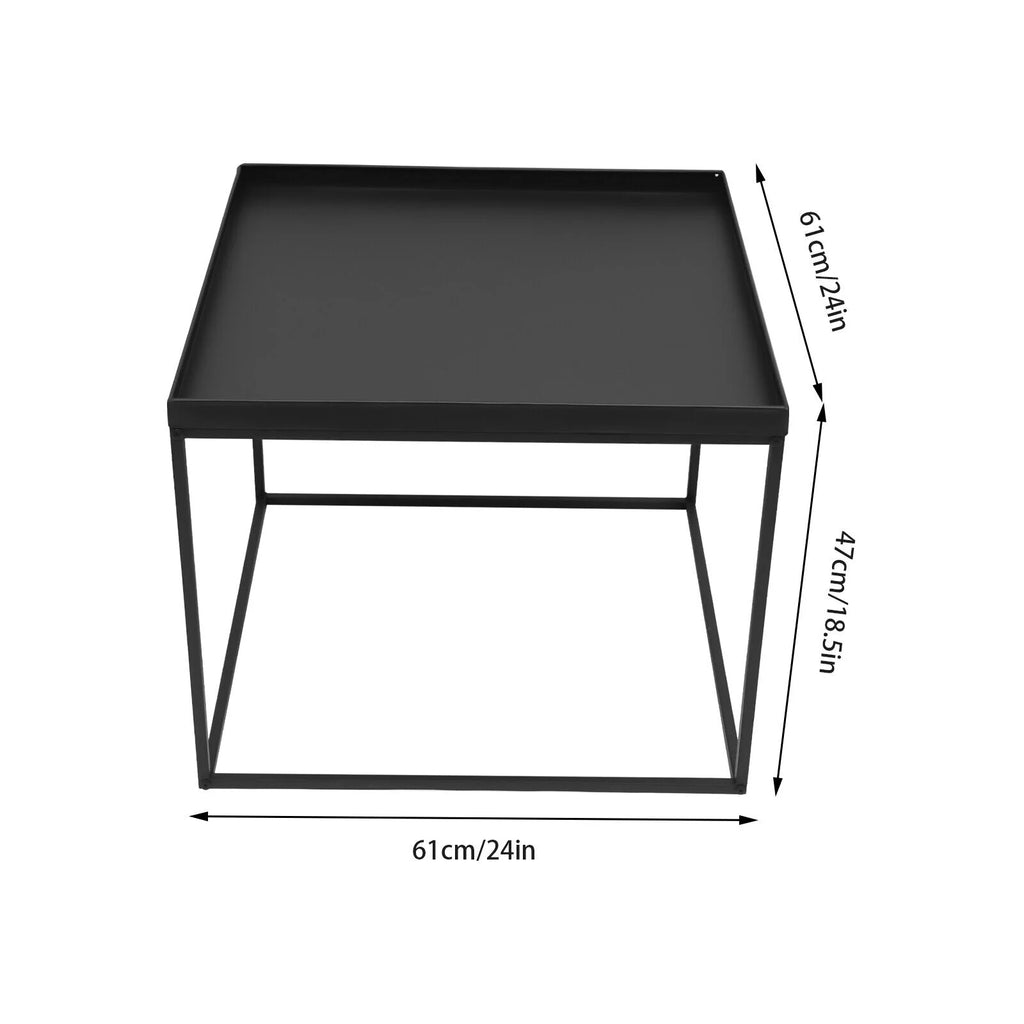 24" Square Metal Frame Table P6630