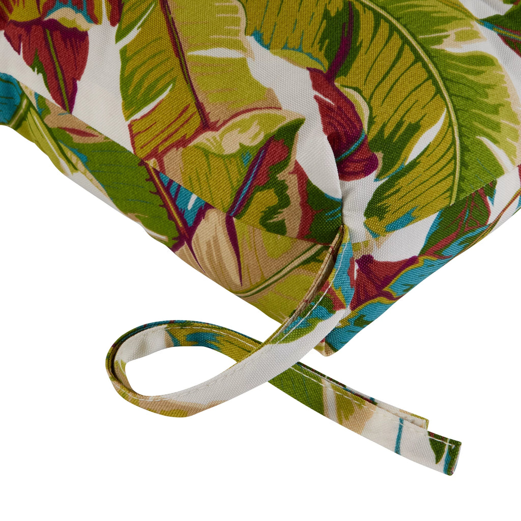 Palm Leaves Outdoor Bench Seat Cushion U6546