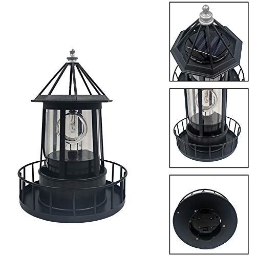 IP65 Waterproof Rotating Solar Lighthouse I532