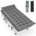 Black Folding Camping Cot with Carry Bag Y271774