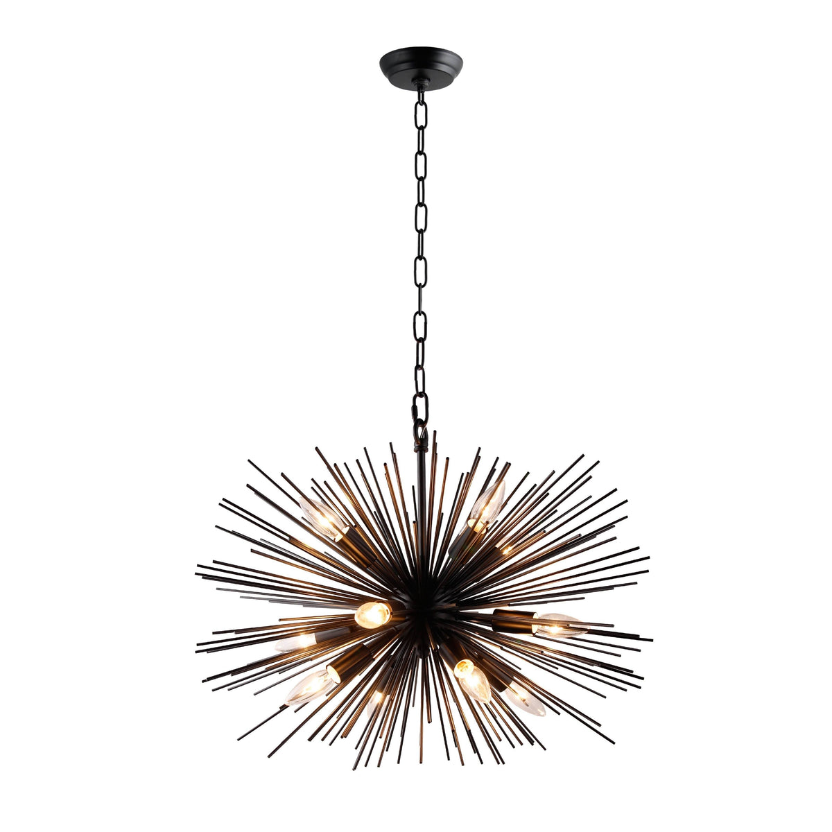 Black 12 Light Chandelier V659182