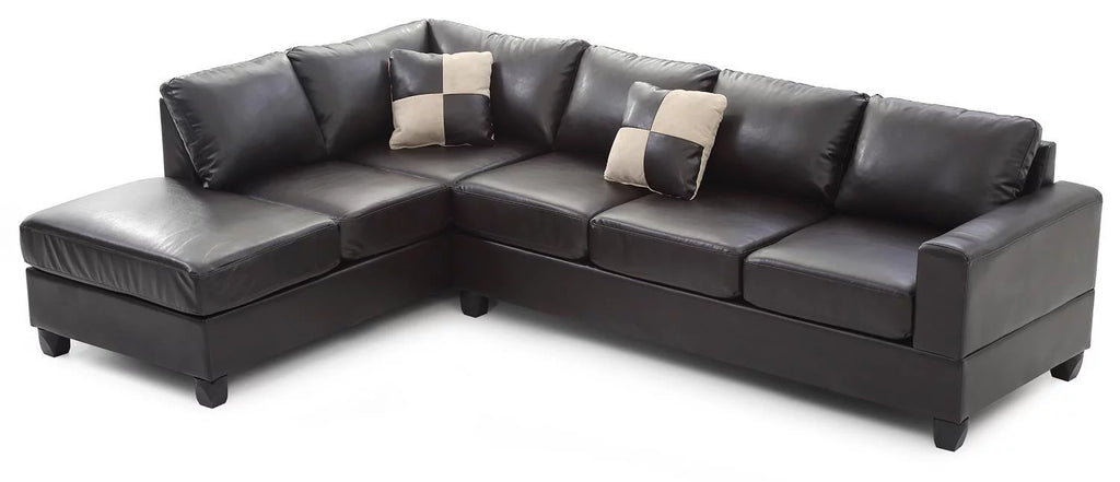 Cappuccino 2-Piece Sectional Sofa P555070