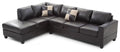 Cappuccino 2-Piece Sectional Sofa P555070